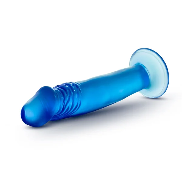 B Yours - Sweet n' Small 6 Inch Dildo With Suction Cup - Blue — image 8 of 9