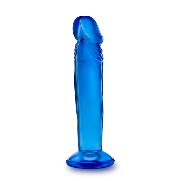 B Yours - Sweet n' Small 6 Inch Dildo With Suction Cup - Blue — image 9 of 9