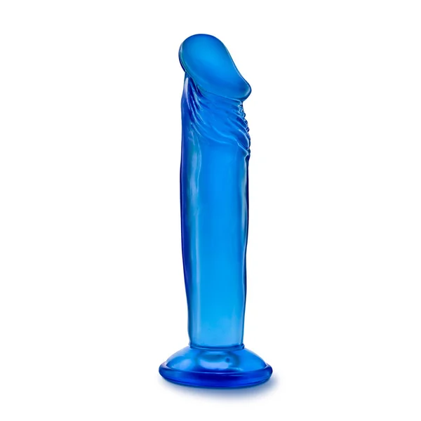 B Yours - Sweet n' Small 6 Inch Dildo With Suction Cup - Blue — image 6 of 9
