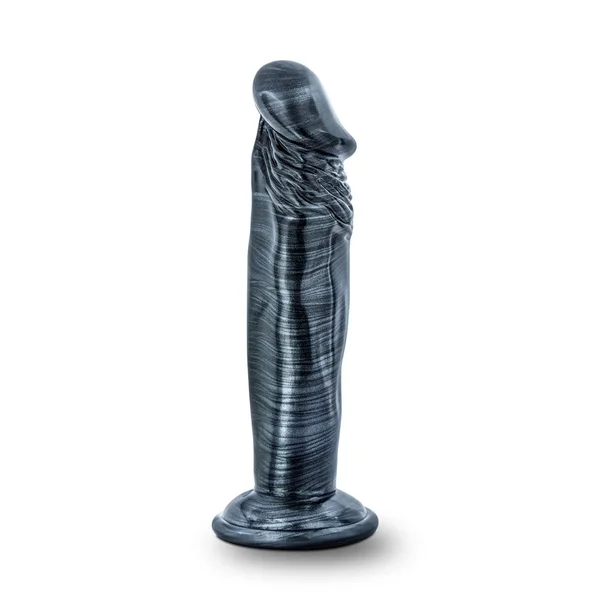 Jet - Ebony - 6 Inch Dildo - Carbon Metallic Black — image 7 of 7