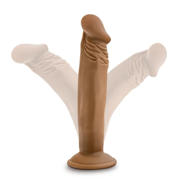 Dr. Skin  -  Dr. Small  -  6  Inch  Dildo  - Mocha — image 10 of 16
