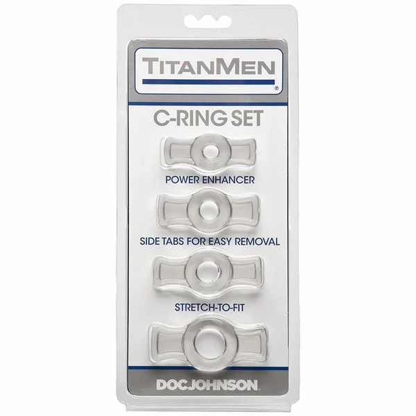 Titanmen Tools Cock Ring Set - Clear — image 8 of 8