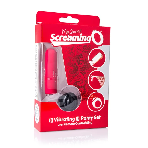 My Secret Screaming O Vibrating Panty Set - Red - Each — image 24 of 25