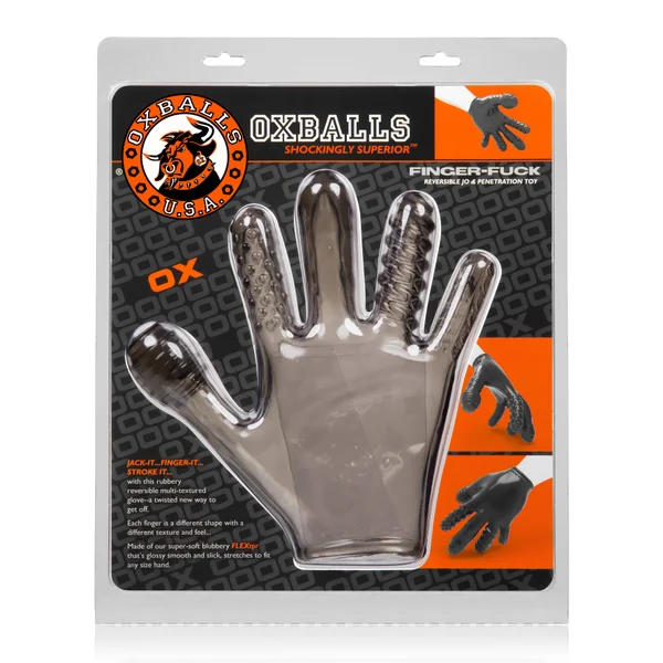 Finger- Fuck Reversible Jo & Penetration Toy -  Smoke — image 11 of 11