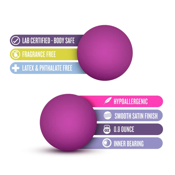Luxe Double O Beginner Kegel Balls Pink