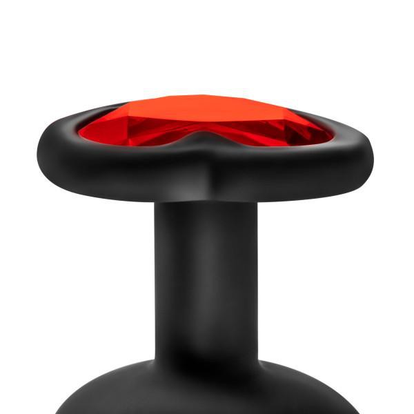 Luxe Bling Plugs Silicone Butt Plug Training Kit with Red Gems — image 4 of 10