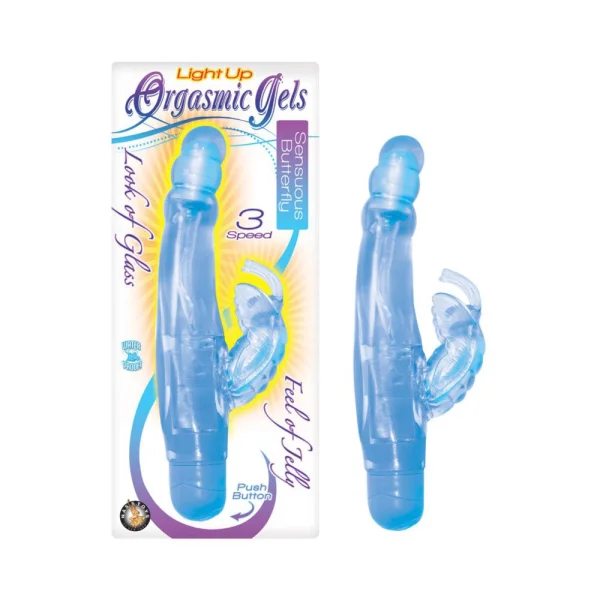 Orgasmic Gel Light Up Sensuous Butterfly Blue — image 6 of 6