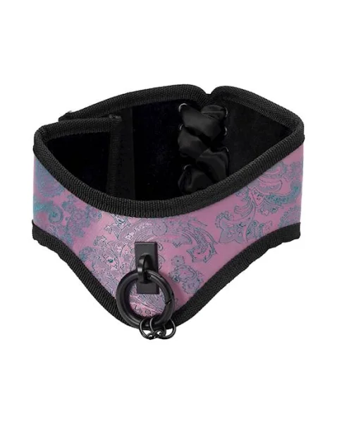 Bound Luxury Posture Collar With Cuffs  - Pink