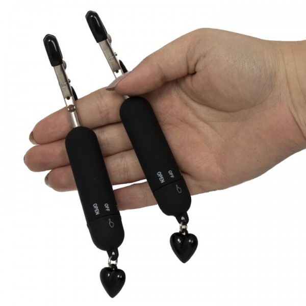 Bondara Sweet Love Vibrating Nipple Clamps — image 4 of 4