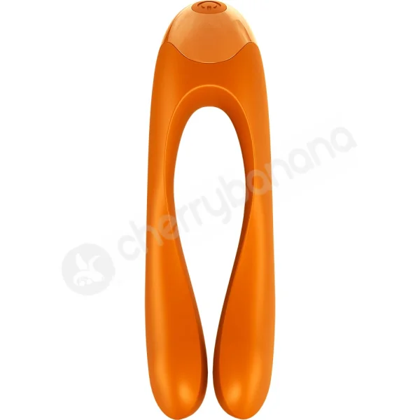 Satisfyer Candy Cane Orange Vibrating Stimulator