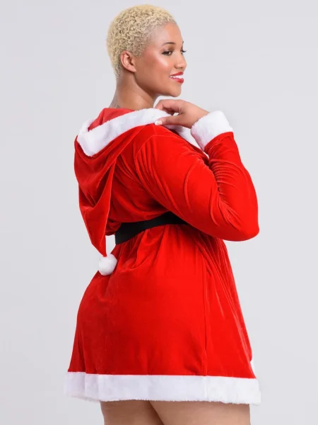 Lovehoney Plus Size Santa Cutie Wrap Dress