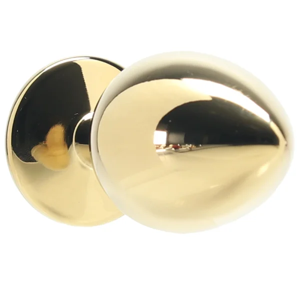 Ouch! Green Round Gem Gold Plug