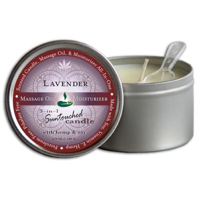 Round Candles Lavender 6 8oz