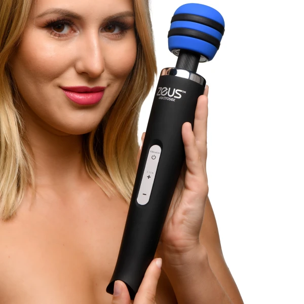 Zeus Blue Arc Plug In E-Stim Vibrating Wand