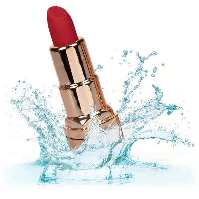 Hide Play Rechargeable Lipstick Vibrator by CalExotics Red