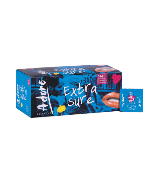 Adore Extra Sure condoms 144pcs