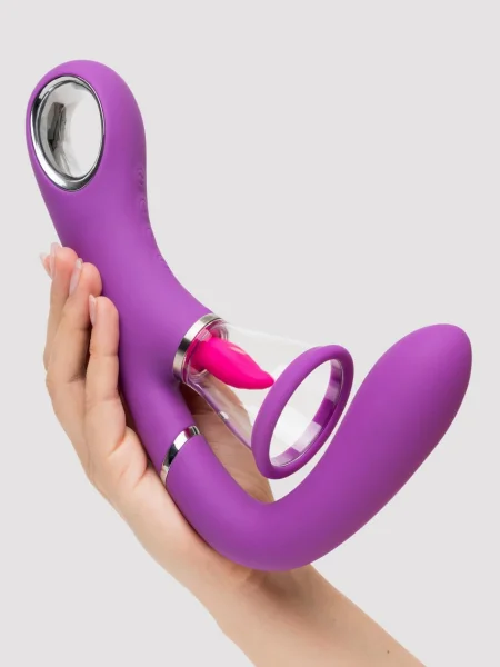Fantasy for Her Vibrating Pussy Pump, Tongue and G-Spot Vibrator Kit