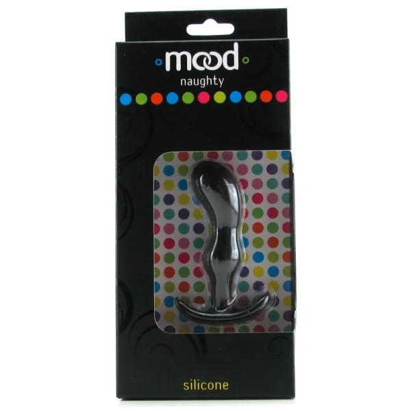 Mood Naughty 2 Small Silicone Butt Plug by Doc Johnson - Black