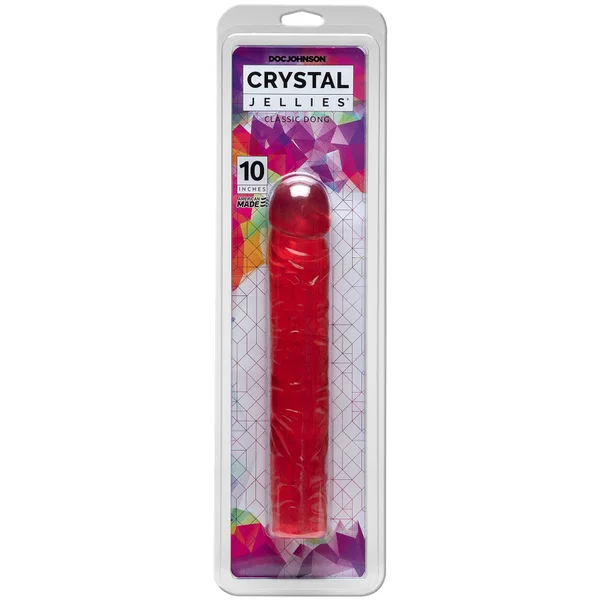 Crystal Jellies Classic Dong 10 Inch - Pink — image 13 of 13