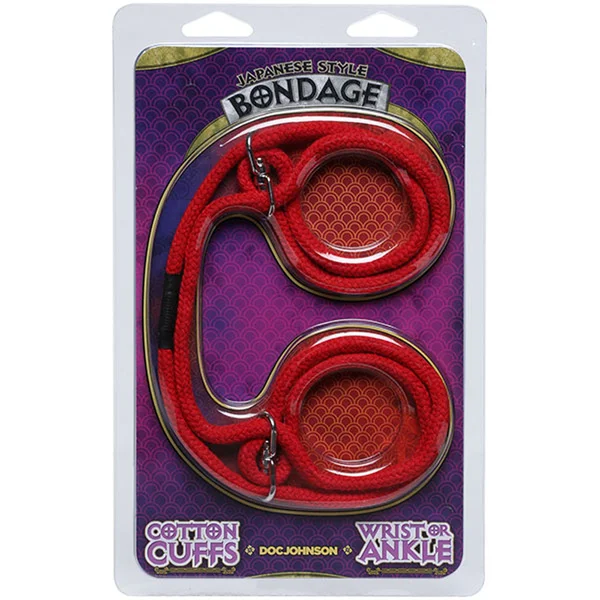 Japanese Style Bondage - Cotton Wrist or Ankle  Cotton Cuffs — image 11 of 12