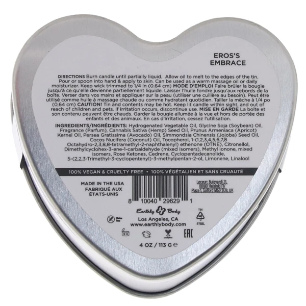 3 in 1 Massage Heart Candle - Eros's Embrace