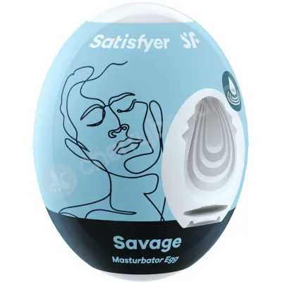 Satisfyer Savage Penis Masturbator Single Egg