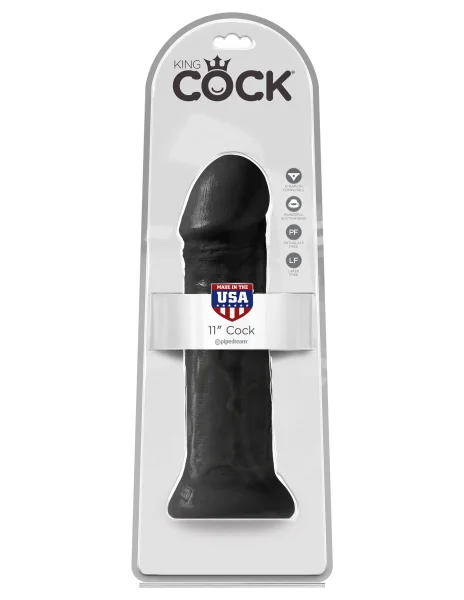 King Cock 11" Cock - Black