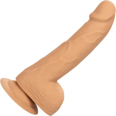 Silicone Studs Realistic 6 Suction Cup Dildo Vanilla