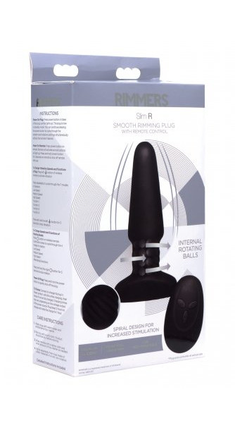 Slim R Smooth Rimming Plug With Remote Control