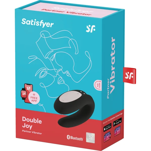 Satisfyer Double Joy App-Enabled Wearable Couples Vibrator