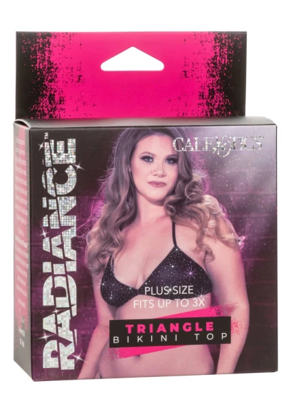 Radiance Plus Size Triangle Bikini Top - Plus Size