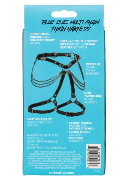 Euphoria Collection Multi-Chain Thigh Harness - Plus Size