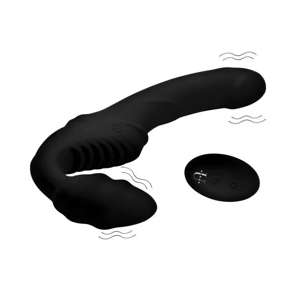 Pro Slim Rider Strapless Strap On With Remote Control Black — image 7 of 8