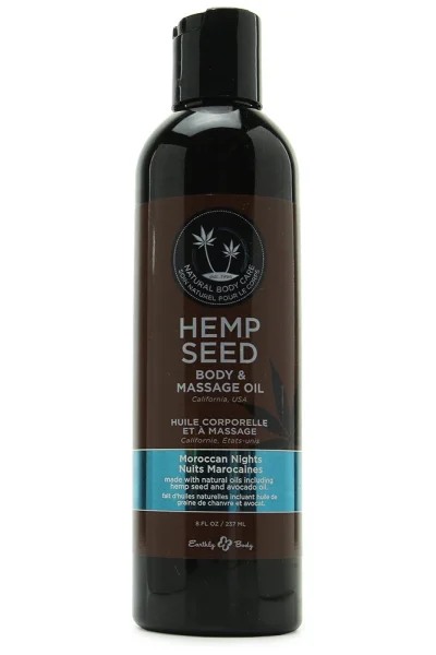 Hemp Seed Massage Oil 8oz/236ml