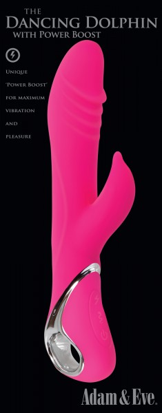 The Dancing Dolphin 9' Rabbit Vibrator