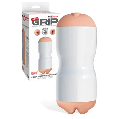 PDX Squeezable Dual Entry Masturbator