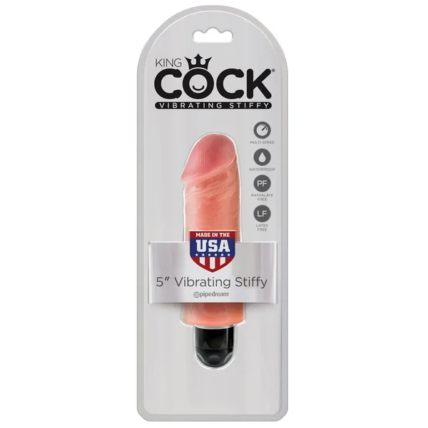 King Cock 5" Vibrating Stiffy Flesh — image 6 of 6