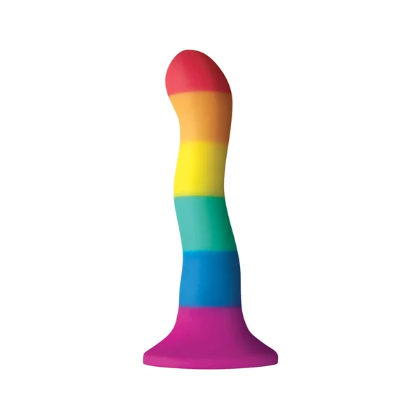 Colours - Wave - Pride Edition - 6" Dildo - Rainbow — image 7 of 8