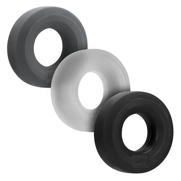 Hunkyjunk Huj3 C-Ring 3 Pk - Tar - Multi — image 8 of 8