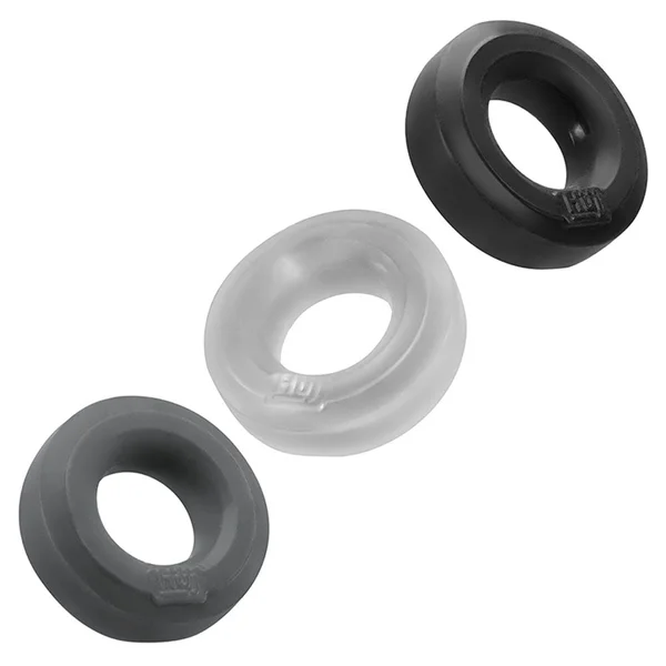 Hunkyjunk Huj3 C-Ring 3 Pk - Tar - Multi — image 7 of 8