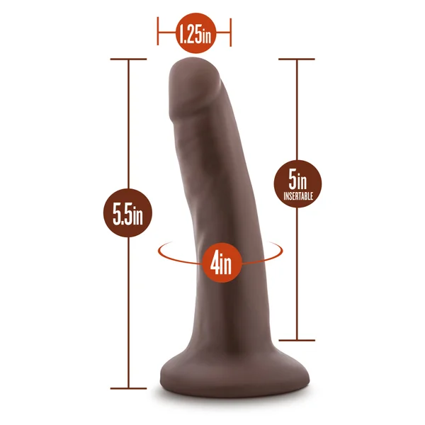 Dr. Skin - 5.5 Inch Cock With Suction Cup - Chocolate — image 15 of 15