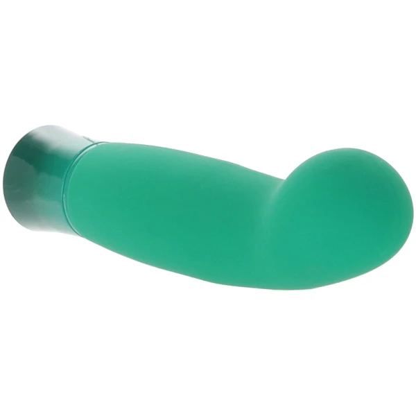 Oh My Gem Enchanting Rechargeable Waterproof Silicone Warming G-Spot Vibrator By Blush - Emerald