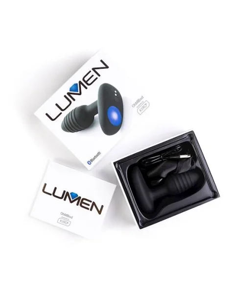 Ohmibod Lumen Vibrating Plug - Black - 3.9 Inch