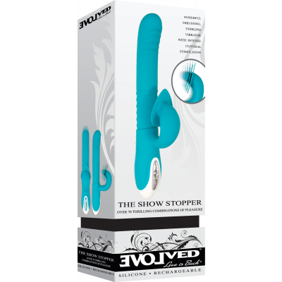 9 Show Stopper Thrusting Rabbit Vibrator