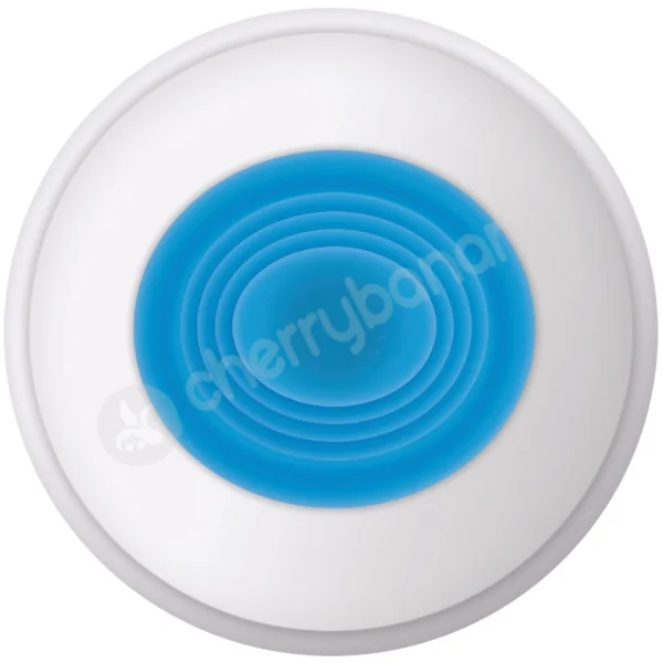 Adam & Eve Blue Twisted Silk Silicone Vibrator