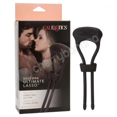 Black Silicone Ultimate Lasso Cock Ring