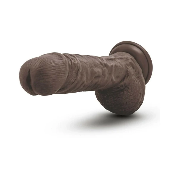 Au Naturel - 9in Sensa Feel Dildo - Chocolate