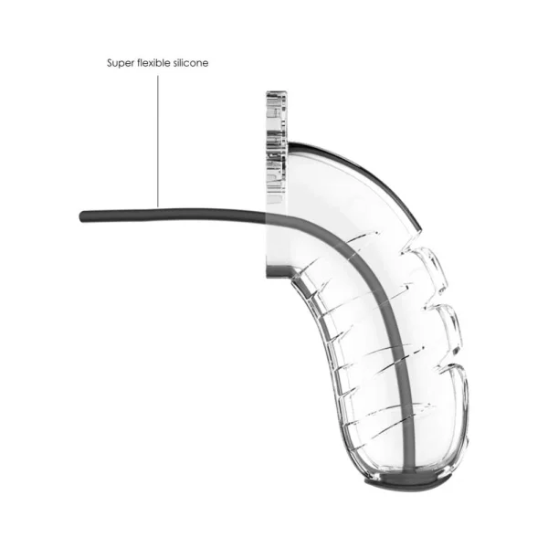 Cage With Silicone Urethal Sounding 16 - Transparent — image 9 of 13