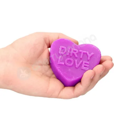 S Line Lavender Scented Heart Soap Dirty Love