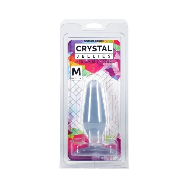 Crystal Jellies Butt Plug Clear Medium — image 5 of 5